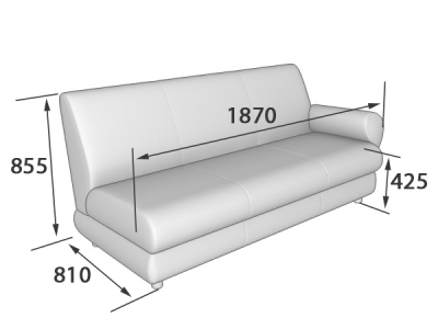 Секция трехместная M3L-1 с левым подлокотником (1870х810х855) Секция трехместная M3L-1 с левым подлокотником (1870х810х855)