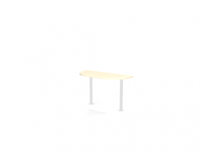 340 099 Комплектующие конференц стола, конечный элемент, без опор (120 × 50 h 2,8 см)