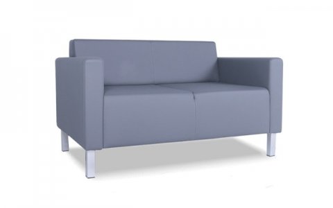 ЕВРО стандарт 2 (алюм. опоры) двухместный диван 1220х770х700 ЕВРО стандарт 2 (алюм. опоры) двухместный диван 1220х770х700