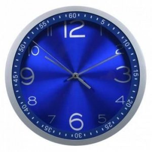 812698 Настенные часы БЮРОКРАТ WallC-R05P, синий