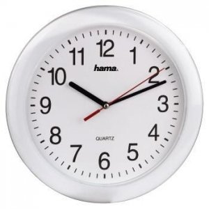 822322 Настенные часы HAMA PP-250 H-113921, белый