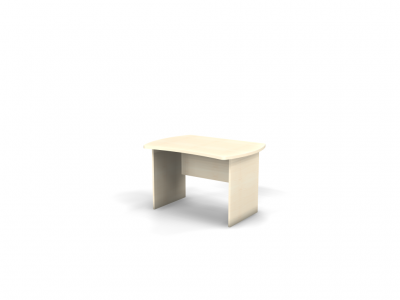 B163 Стол симметричный, панельный каркас (120 × 85 h 74 см)