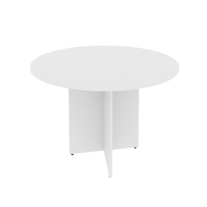 А.ПРГ-1(Белый) Стол круглый 1100x1100x755