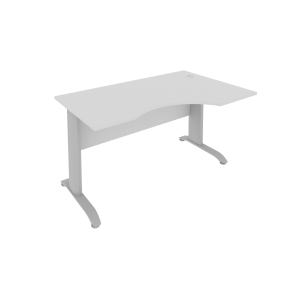 ПрЛ.СА-2Пр(Серый) Стол криволинейный письменный правый на металлокаркасе (1400х900х755)