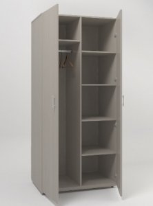 ГМ12(Дуб молочный15) Шкаф комбинированный 904х582х2050