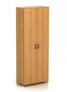 КФ22(миланский орех) КФ22 Шкаф высокий закрытый (740х390х2002) (ШФ14+НЕ452)