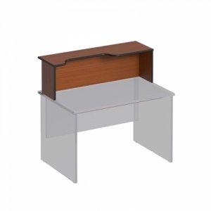 Надстройка к столу с вырезом левая (120x38x37) Надстройка к столу с вырезом левая (120x38x37)