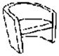 ФОРУМ 2 кресло (стационарное, пластиковые опоры) 600х560х800 ФОРУМ 2 кресло (стационарное, пластиковые опоры) 600х560х800