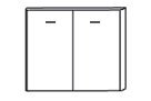 Дверь МДФ к широким стеллажам (2 шт.) 428х16х698 мм Дверь МДФ к широким стеллажам (2 шт.) 428х16х698 мм