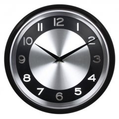 Настенные часы БЮРОКРАТ WallC-R24P, черный