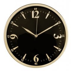 Настенные часы БЮРОКРАТ WallC-R25M, черный