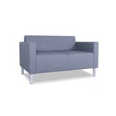 ЕВРО стандарт 2 (алюм. опоры) двухместный диван 1220х770х700