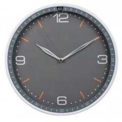Настенные часы БЮРОКРАТ WallC-R06P, серый