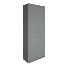 А.СТ-1.9(Серый) Шкаф высокий широкий закрытый А.СТ-1.9 (770x365x1975)