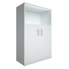 А.СТ-2.1(Белый) Шкаф широкий средний полуоткрытый 770x365x1200