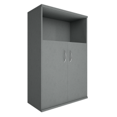 А.СТ-2.1(Серый) Шкаф широкий средний полуоткрытый 770x365x1200