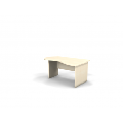 Стол асимметричный, панельный каркас, правый (160 × 100 h 74 см)