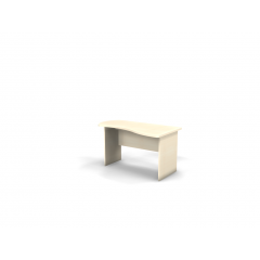 Стол асимметричный, панельный каркас, правый (140 × 80 h 74 см)