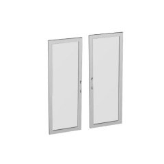 Двери (рамка алюминевая) к шкафам Тр-2.1 и Тр-2.3 ( в комплектации с дверьми Тр-4.4) 1196х428 2 шт.