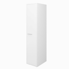 ДБ25(Белый30) Шкаф для одежды узкий 430х570х1980 (ДБ25_1+ ДБ36)