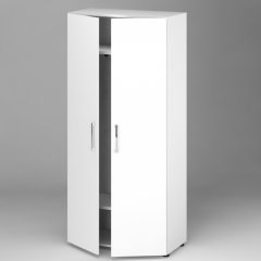 МХ2583(Белый Шагрень/Белый Шагрень) Шкаф МХ2583 для одежды (1950х800х440)
