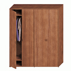 Шкаф высокий широкий с гардеробом (175x46x203)
