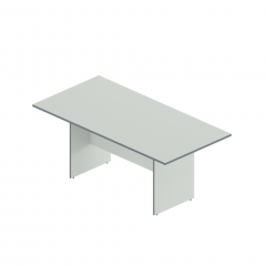 А-13 П(Светло-серый MS (кромка: тёмно-серый)) Конференц-стол (180х90х75)