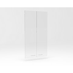 Двери средние стеклянные (760x4x1334)