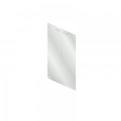 Дверь стеклянная с комплектом фурнитуры (45х0,5х140)